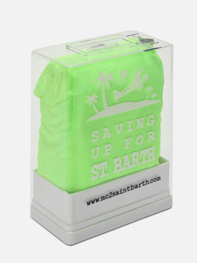 Lighting Pantone swim shorts in solid fluo green | Special Edition