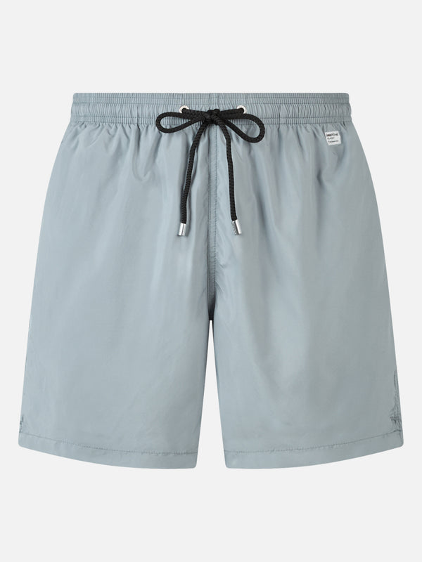 Man lightweight fabric grey swim shorts Lighting Pantone | PANTONE® SPECIAL EDITION