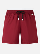 Man lightweight fabric burgundy swim-shorts Lighting Pantone | PANTONE SPECIAL EDITION