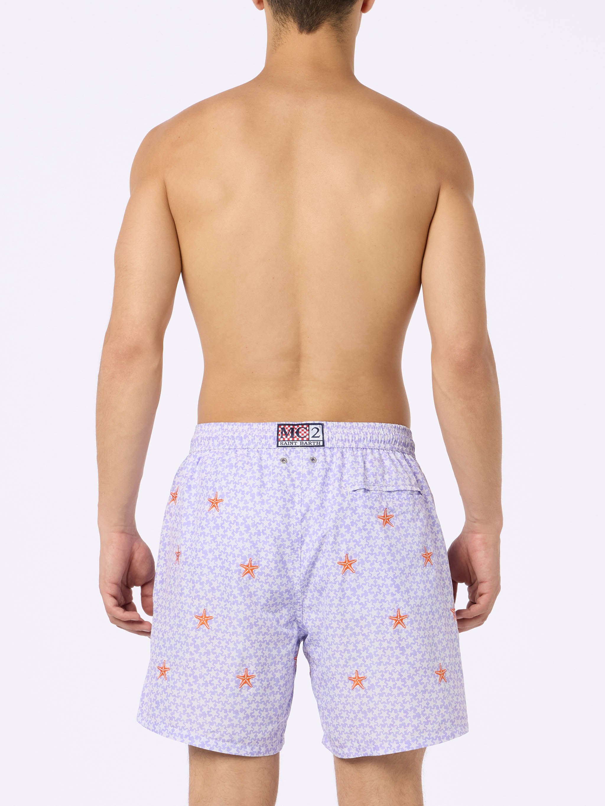 Lighting embroidered starfish swim shorts – MC2 Saint Barth