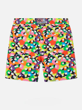 Multicolor Lighting swim shorts with abstract print | Special Edition