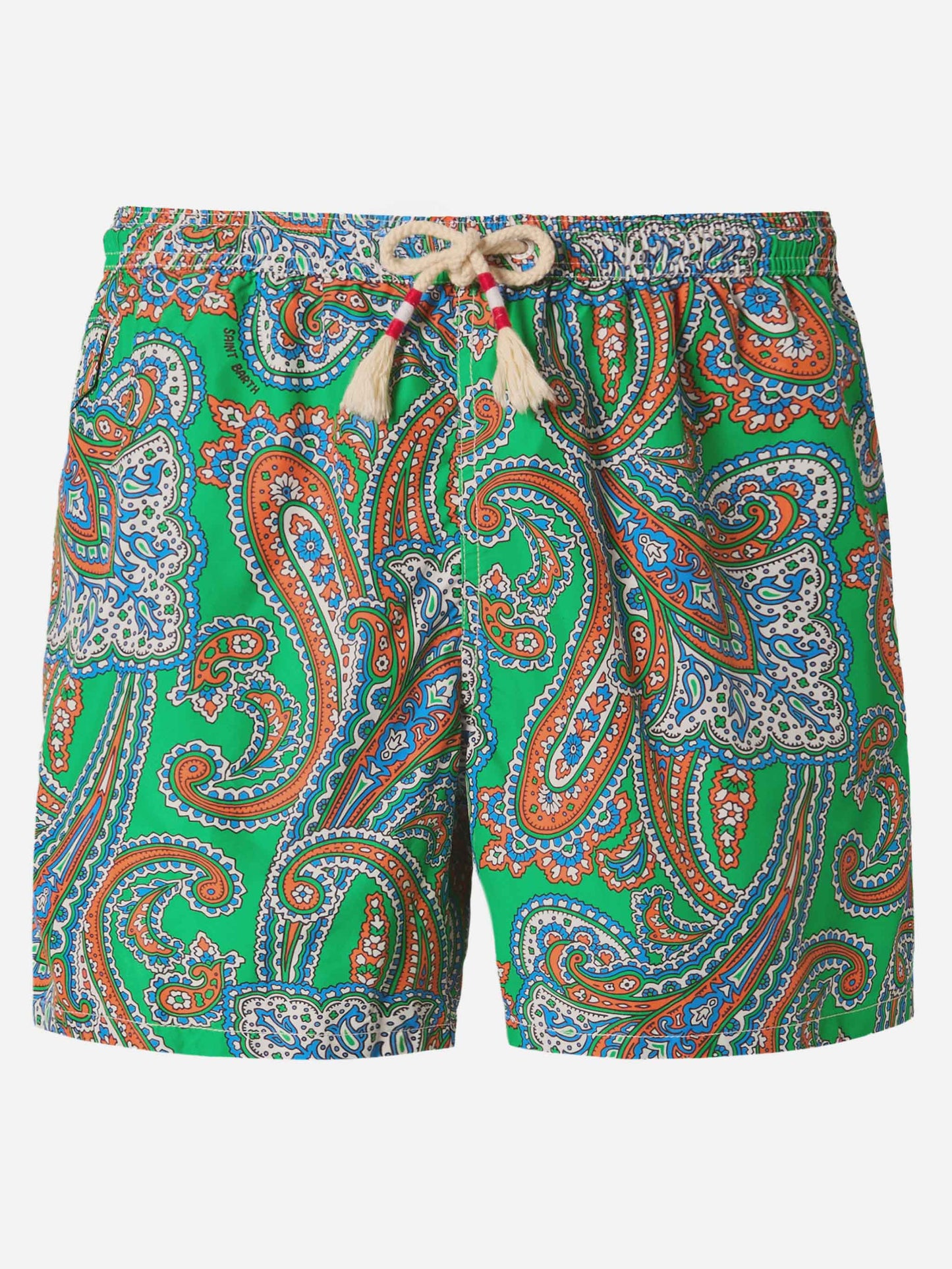 Leichte Badehose Lightning 70 aus Stoff mit Paisley-Muster