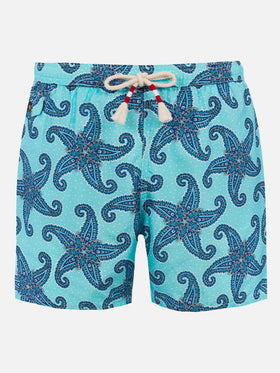 Herren-Badeshorts Lighting 70 aus leichtem Stoff mit Paisley-Print