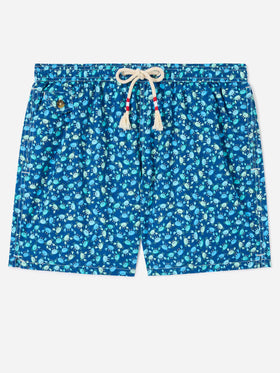 Badeshorts mit Lighting crabs-Print 