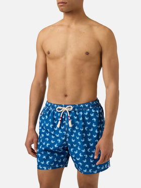 Lighting 70 swim shorts with blue all-over crab print