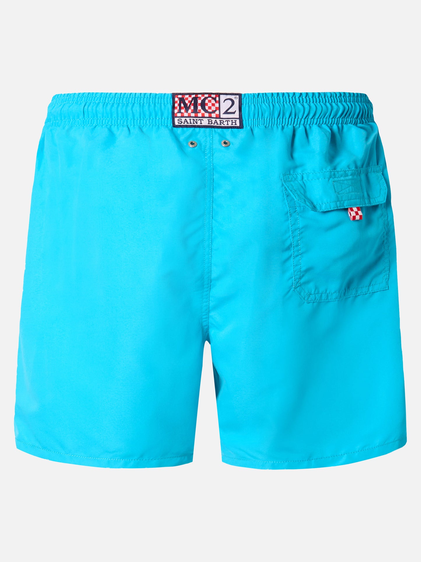 Herrenbadehose mit thermoreaktivem Druck – Gänseblümchenmuster