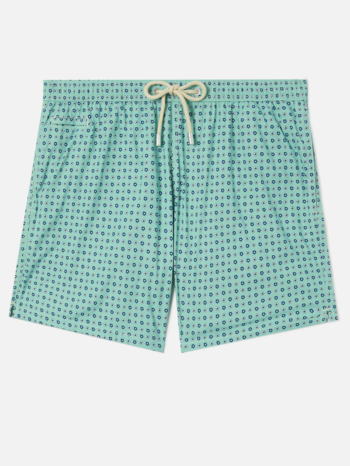Light green Lighting Micro swim shorts with all-over geometric print
