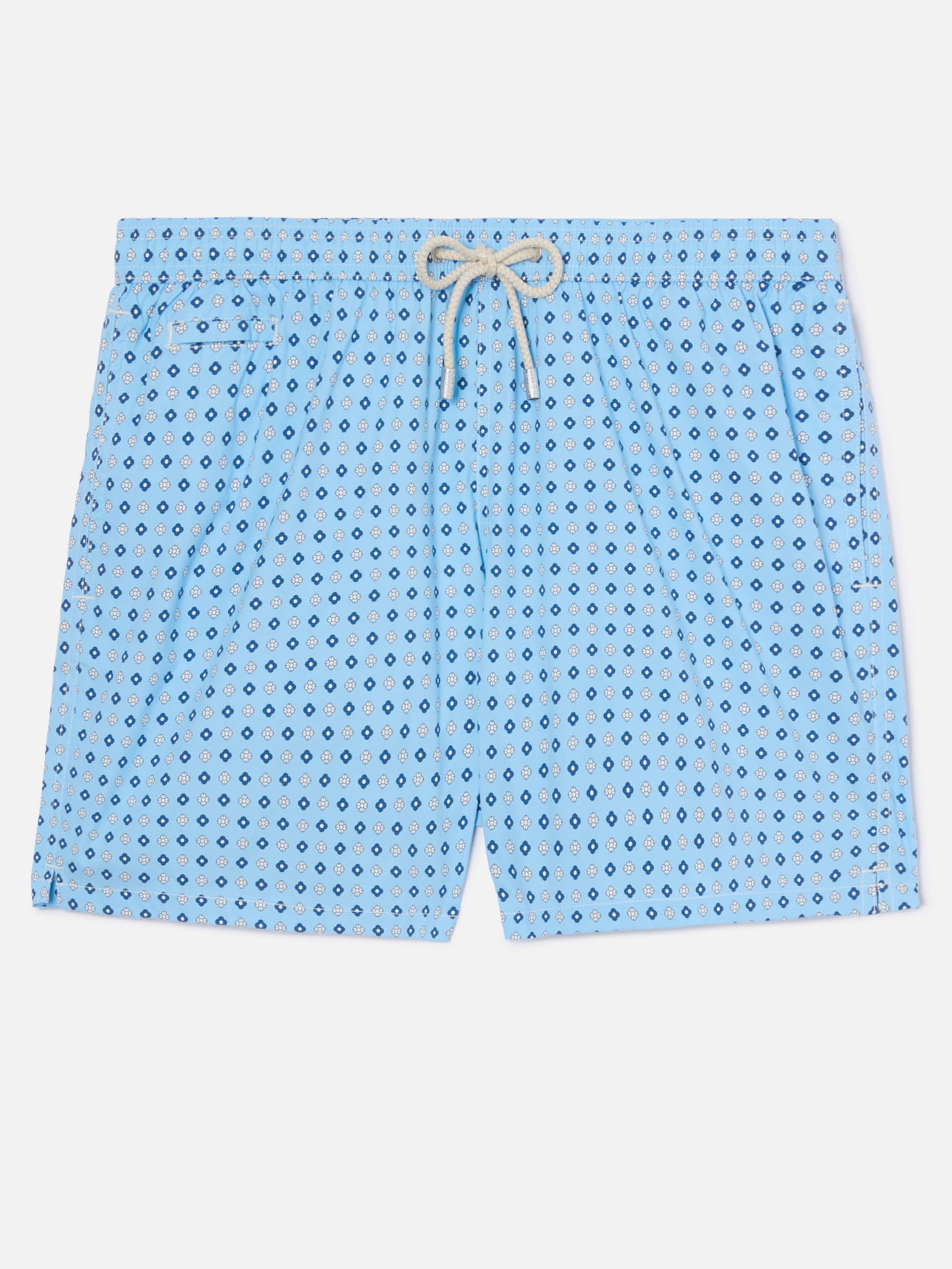 Light blue Lighting Micro swim shorts with all-over geometric print