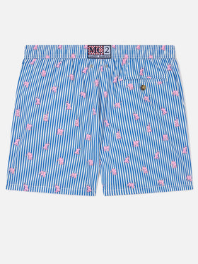 Costume mare Lighting Micro navy con stampa elefanti all-over