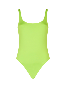 Woman lime one piece swimsuit - MC2 Saint Barth