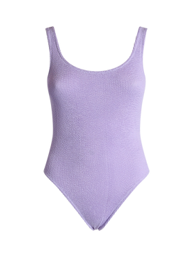 Costume intero da donna lilla crinkle Lora