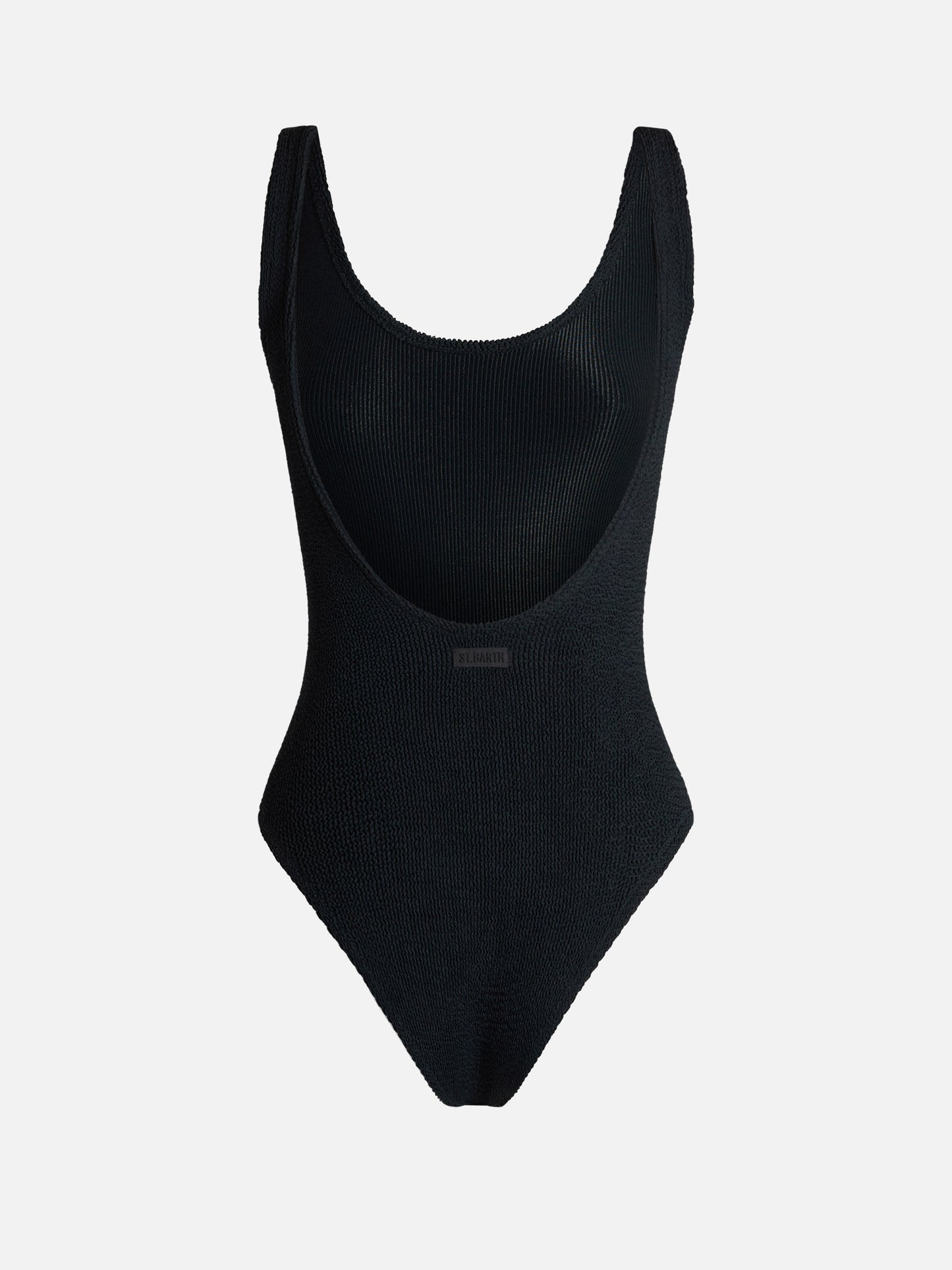 Costume intero Lora in crinkle nero