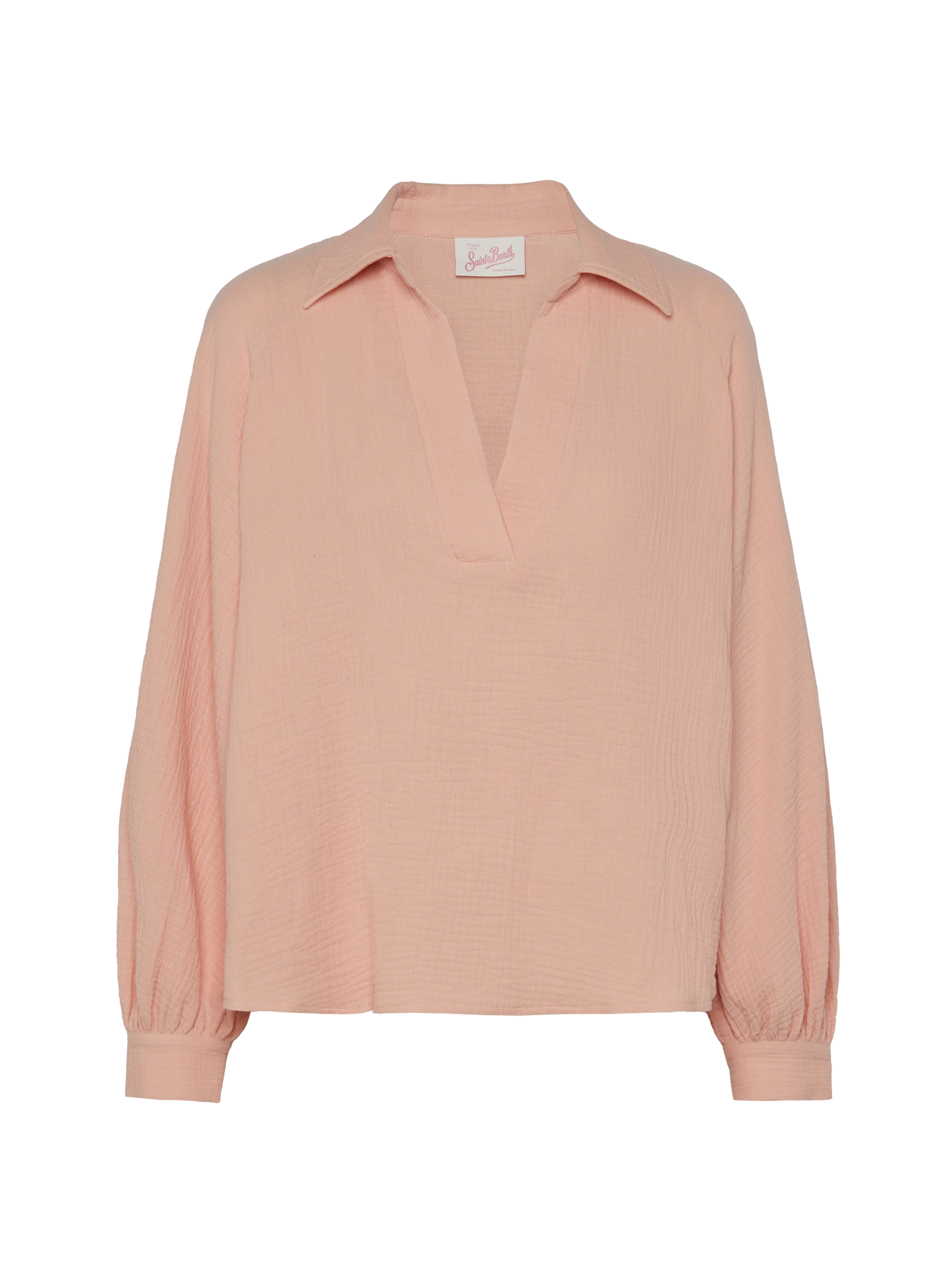 Maira pink muslin blouse