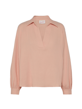 Maira pink muslin blouse