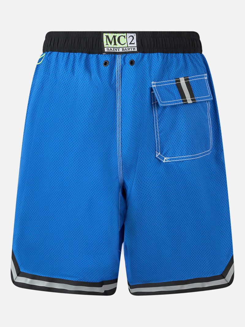 Bluette lange Badeshorts im Surf-Stil