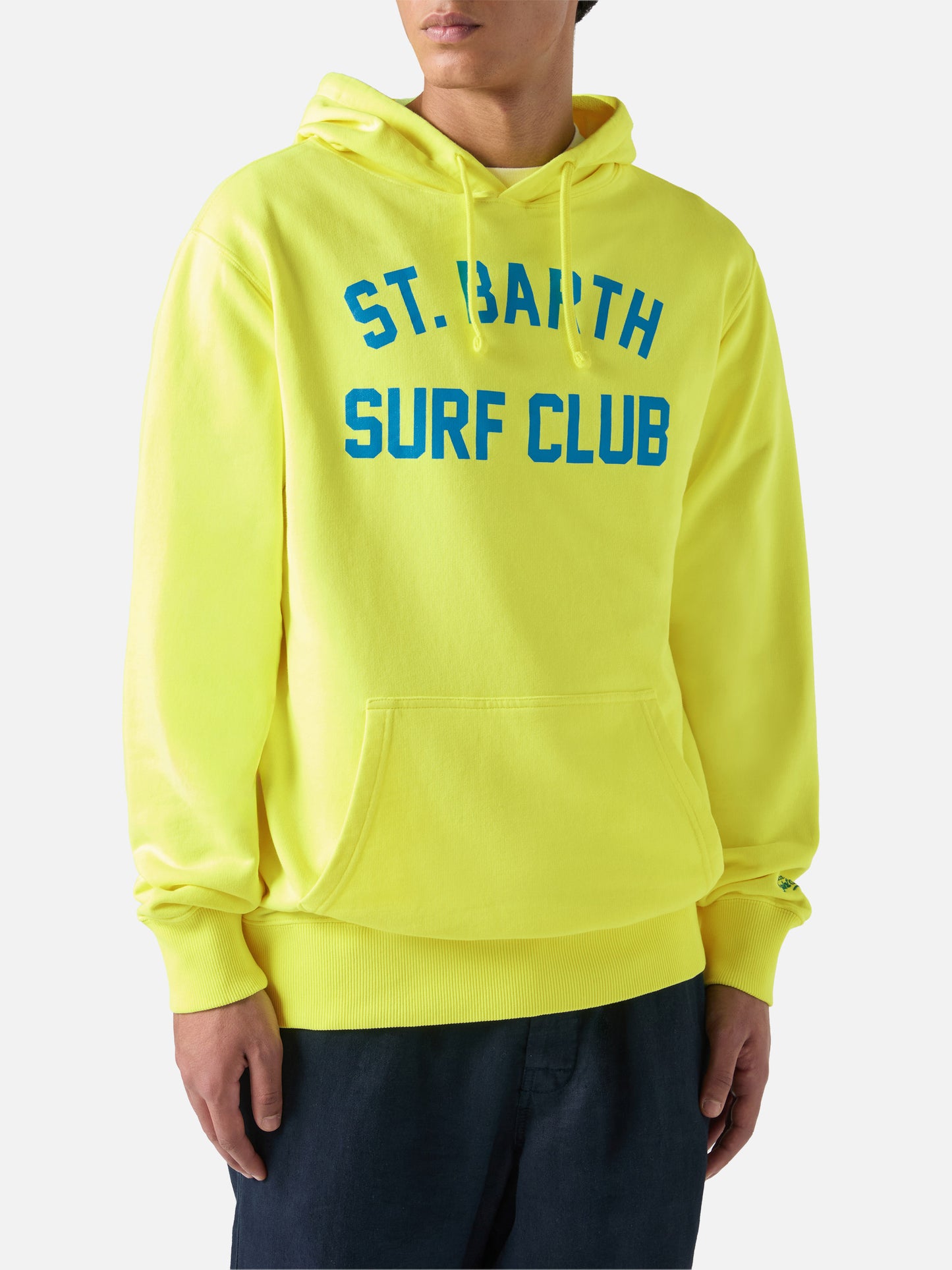 Baumwoll-Kapuzenpullover Manhattan mit Surf Club-Print