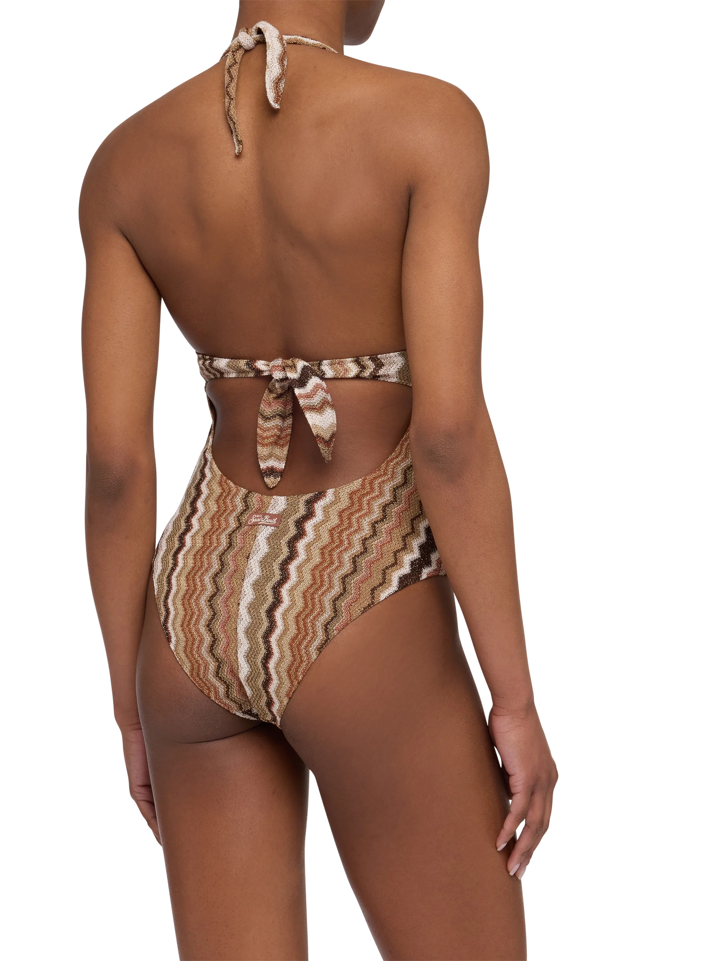 Costume intero Marylin in raschel chevron