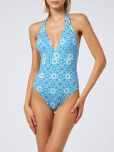 Woman one-piece maiolica Marylin swimsuit