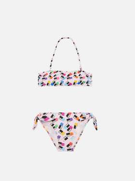 Make up print girl bikini