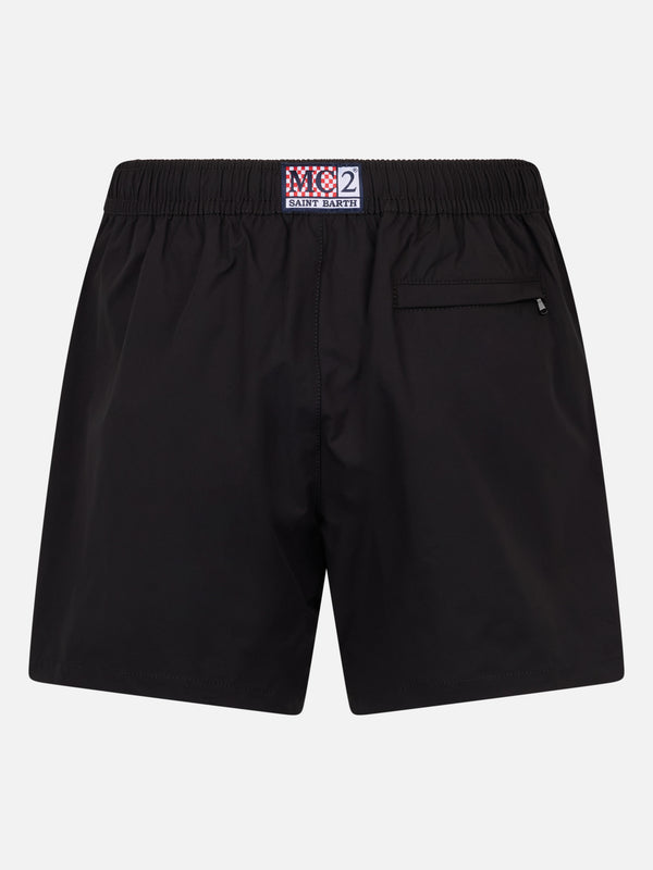 Man short-length black swim shorts Master