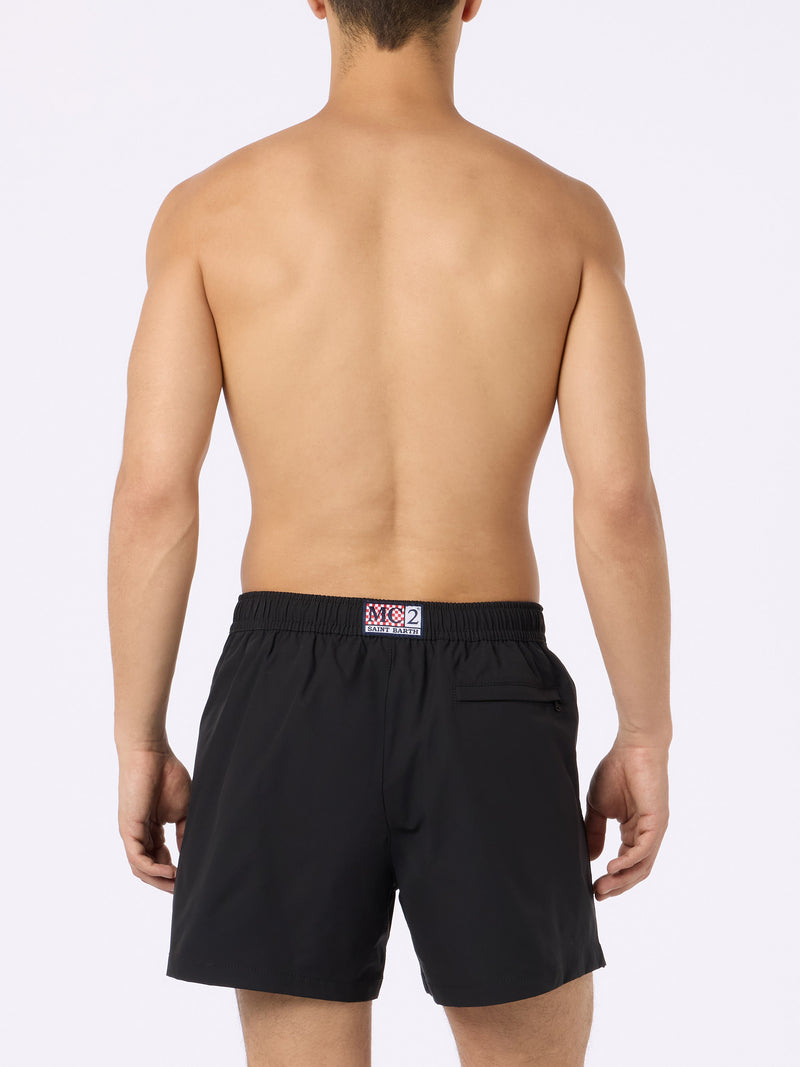 Herren kurze schwarze Badeshorts Master