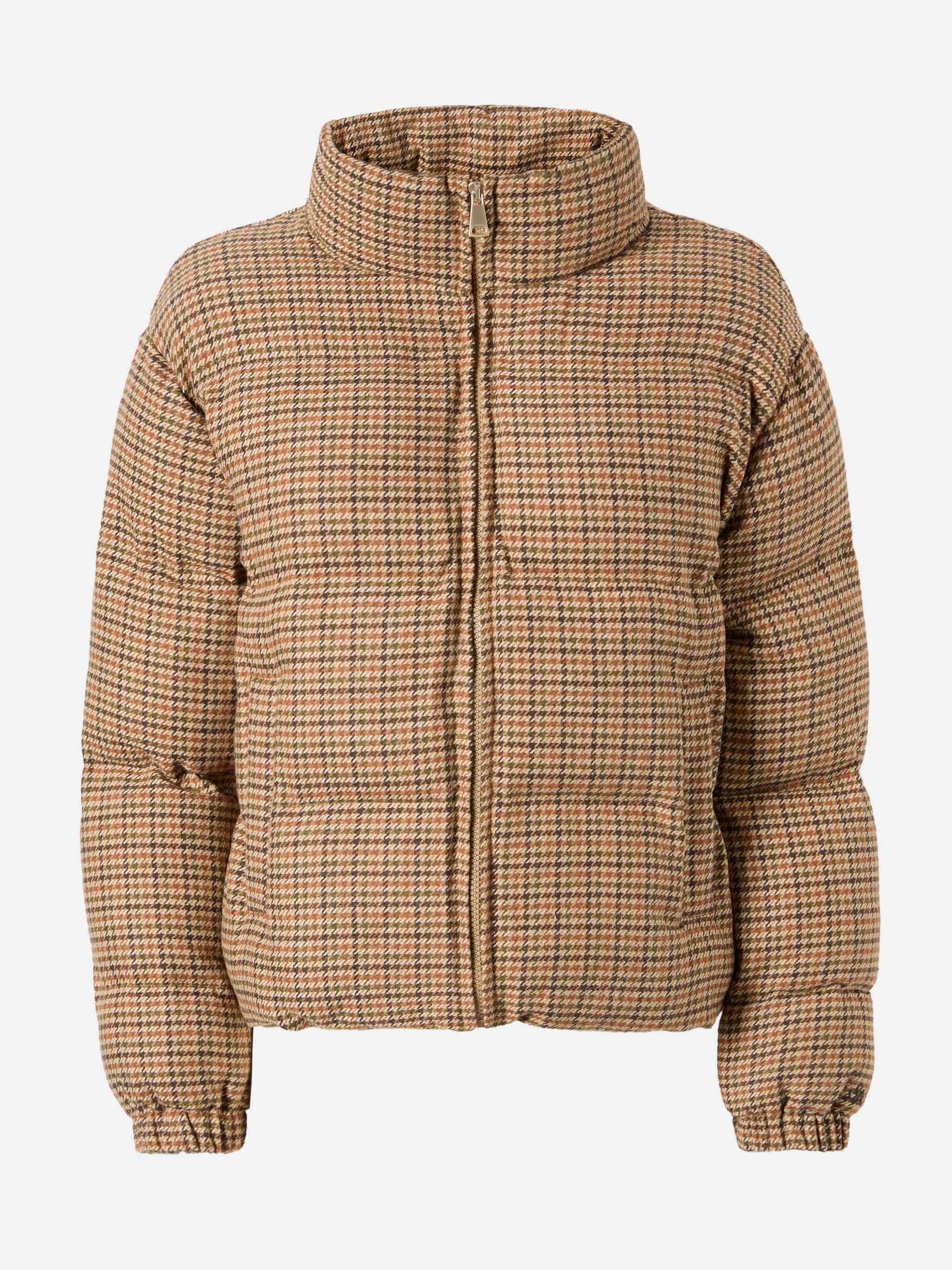 Maddy English padded houndstooth jacket – MC2 Saint Barth