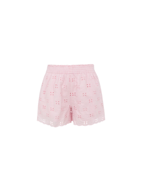 Shorts Meave Jr in cotone Sangallo con coulisse