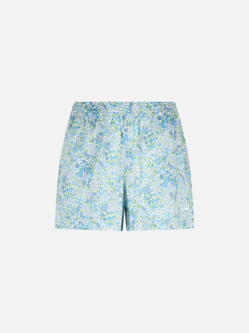 Frau Baumwolle Joanna Luise Pull-up-Shorts Meave | HERGESTELLT AUS LIBERTY-STOFF