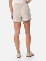 Woman Sangallo cotton pull up shorts Meave