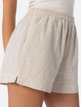 Woman Sangallo cotton pull up shorts Meave