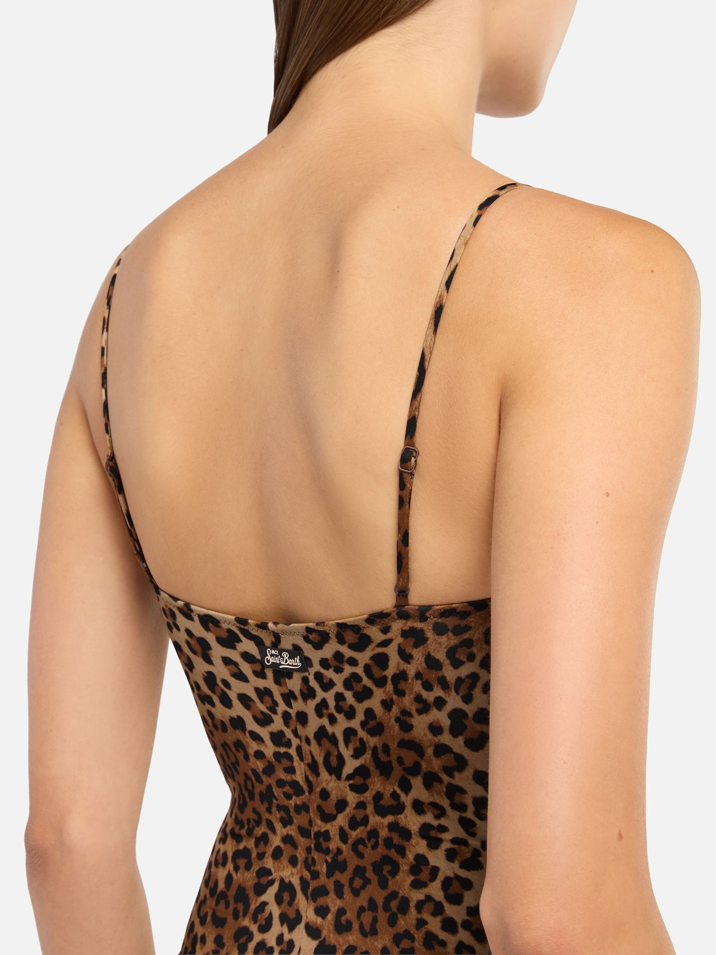 Medea Bügel-Badeanzug mit Animalier-Print