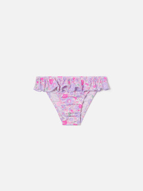 Melly floral print swim briefs | Made with Liberty Fabric