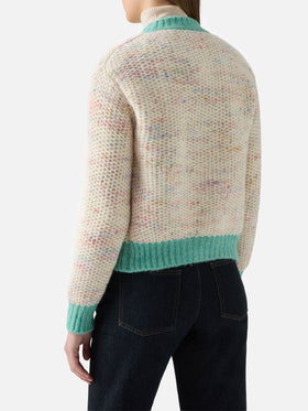 Meribel soft melange cardigan