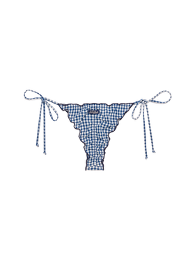 Miami cheeky swim briefs with gingham print - MC2 Saint Barth