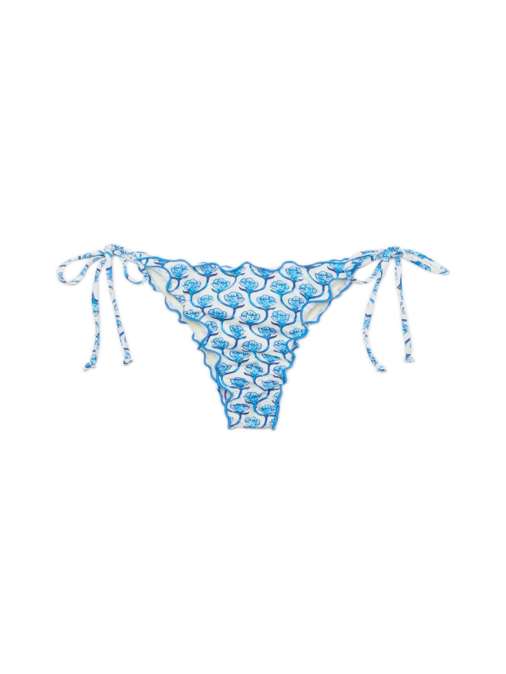 Miami cheeky swim briefs with floral print