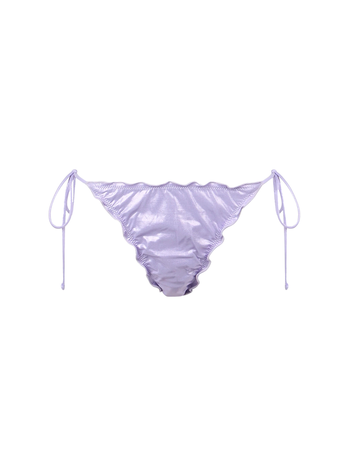 Woman lamina lilac classic triangle bikini Sagittarius Miami