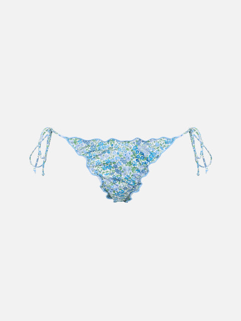 Woman Joanna Luise cheeky swim briefs Miami | MADE WITH LIBERTY FABRIC - MC2 Saint Barth
