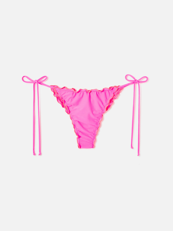 Fluo pink Miami cheeky swim briefs