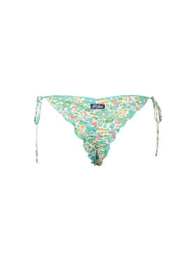 Woman Betsy cheeky swim briefs Miami | MADE WITH LIBERTY FABRIC