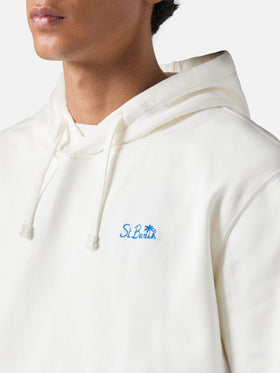 Man short sleeve hoodie