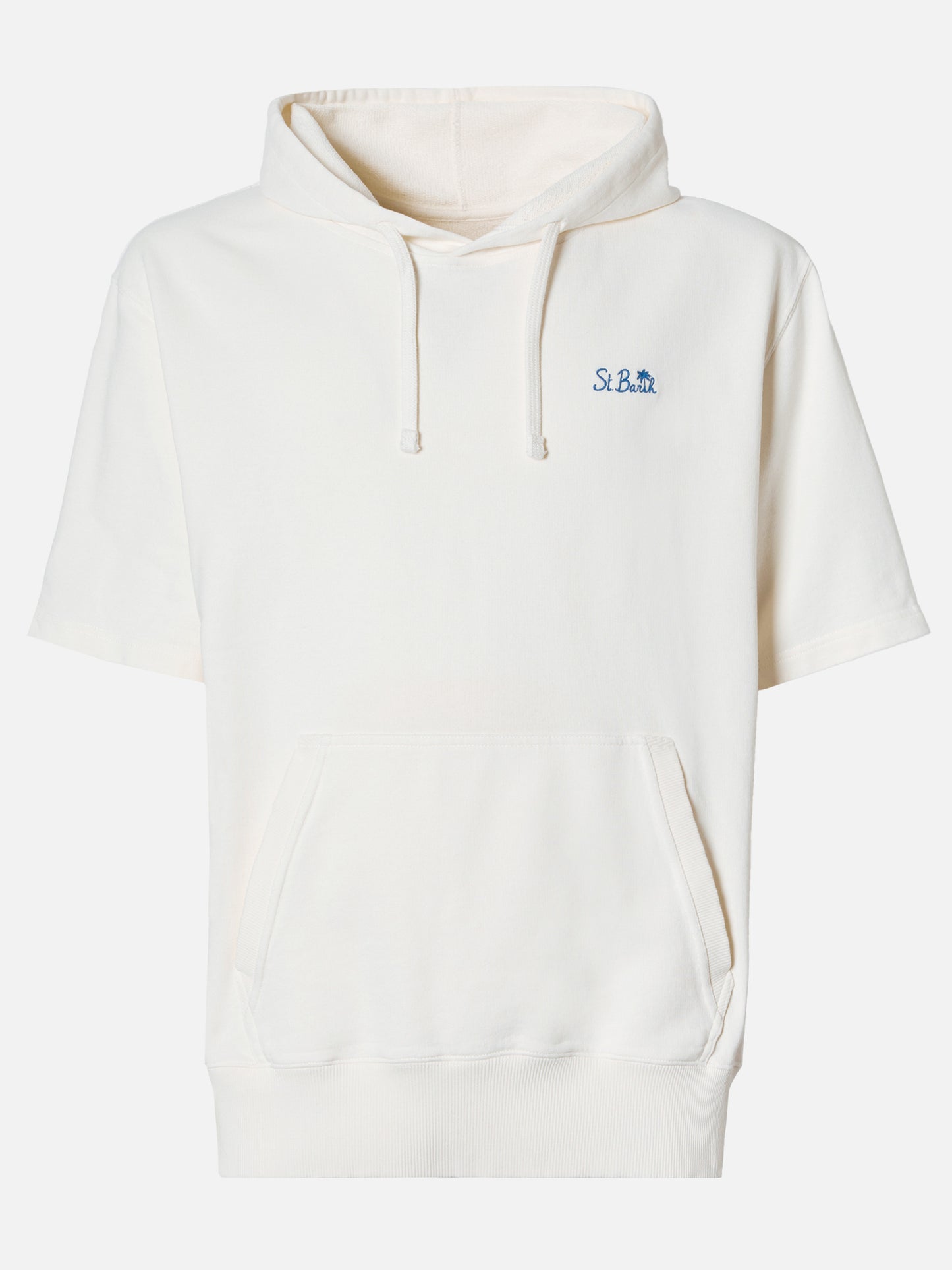 Man short sleeve hoodie