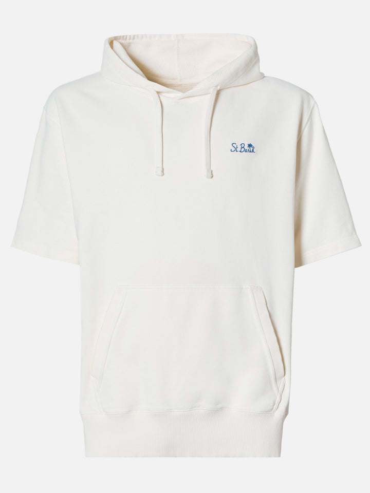Mike kurzärmliges Hoodie-Sweatshirt 