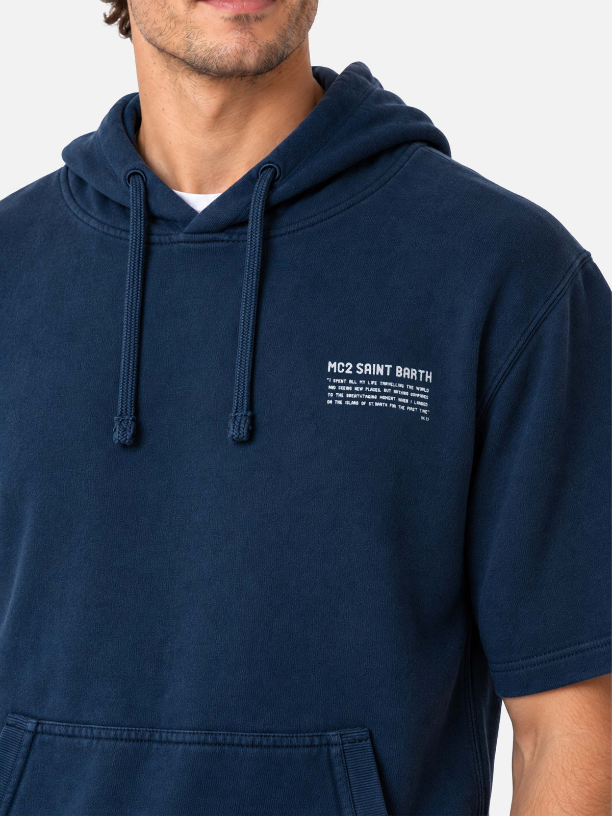 Sudadera de manga corta Mike navy 
