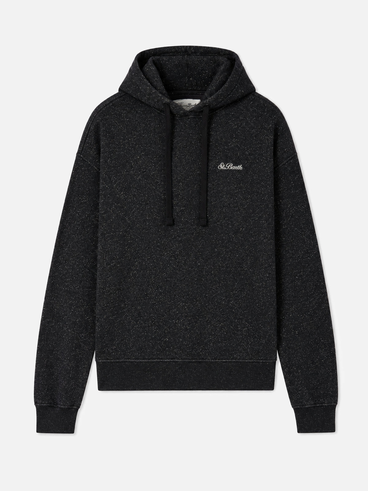 Black Mindy lurex hoodie