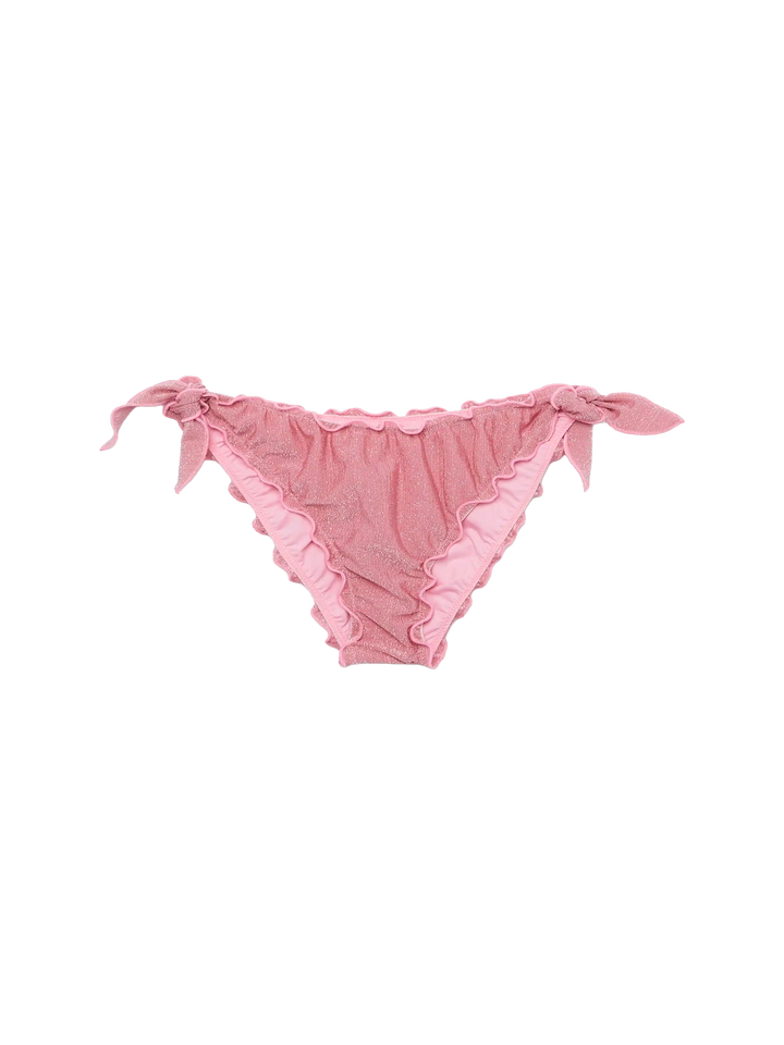 Bikini classico a triangolo Sagittarius Moon in lurex rosa