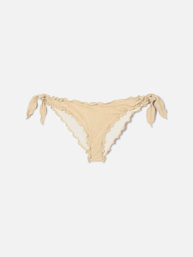Bas de maillot de bain classique en lurex doré pour femme Moon 