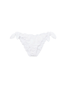 Moon slip mare classico in pizzo Sangallo color bianco