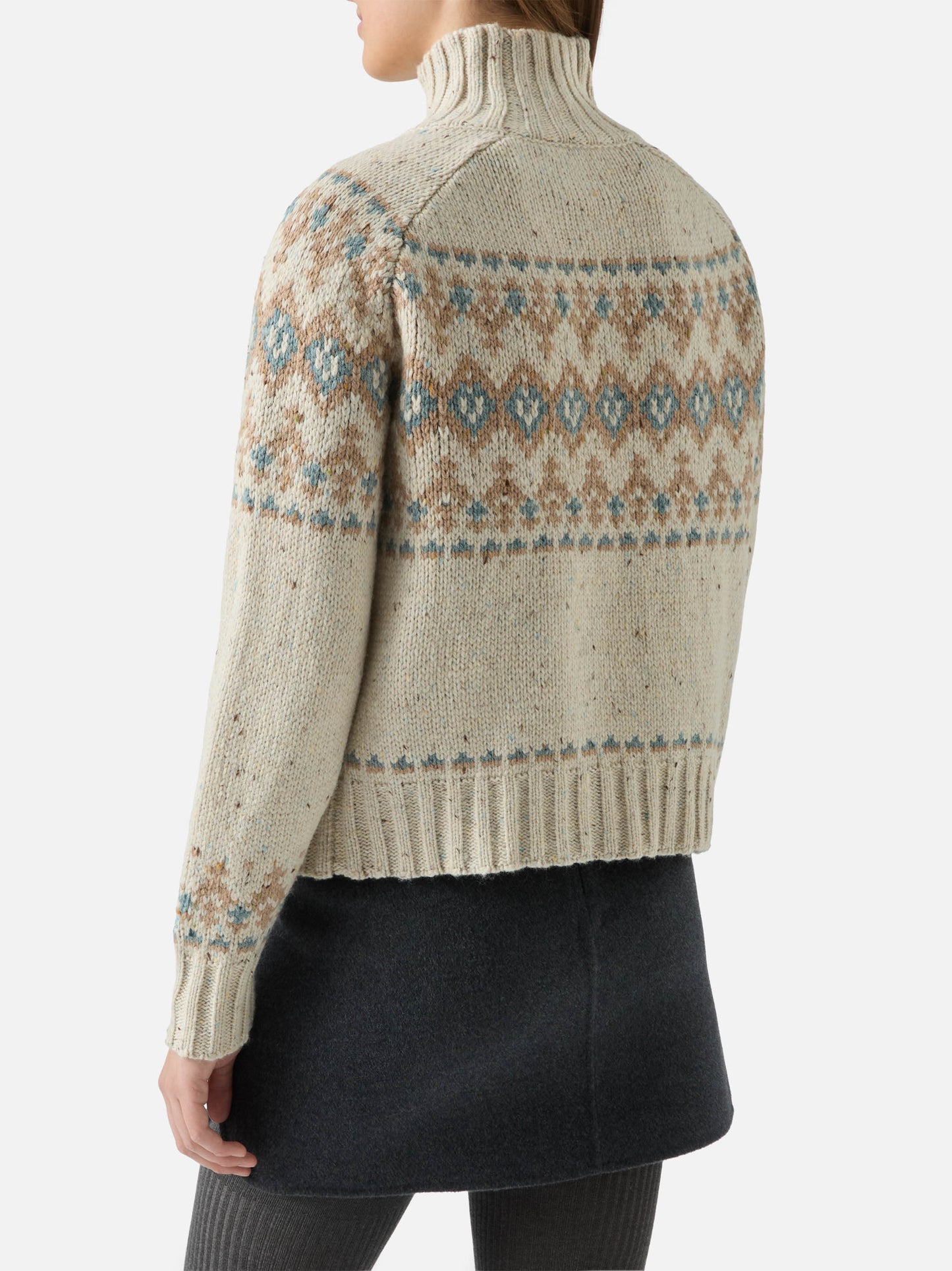Myra donegal Fair Isle turtleneck