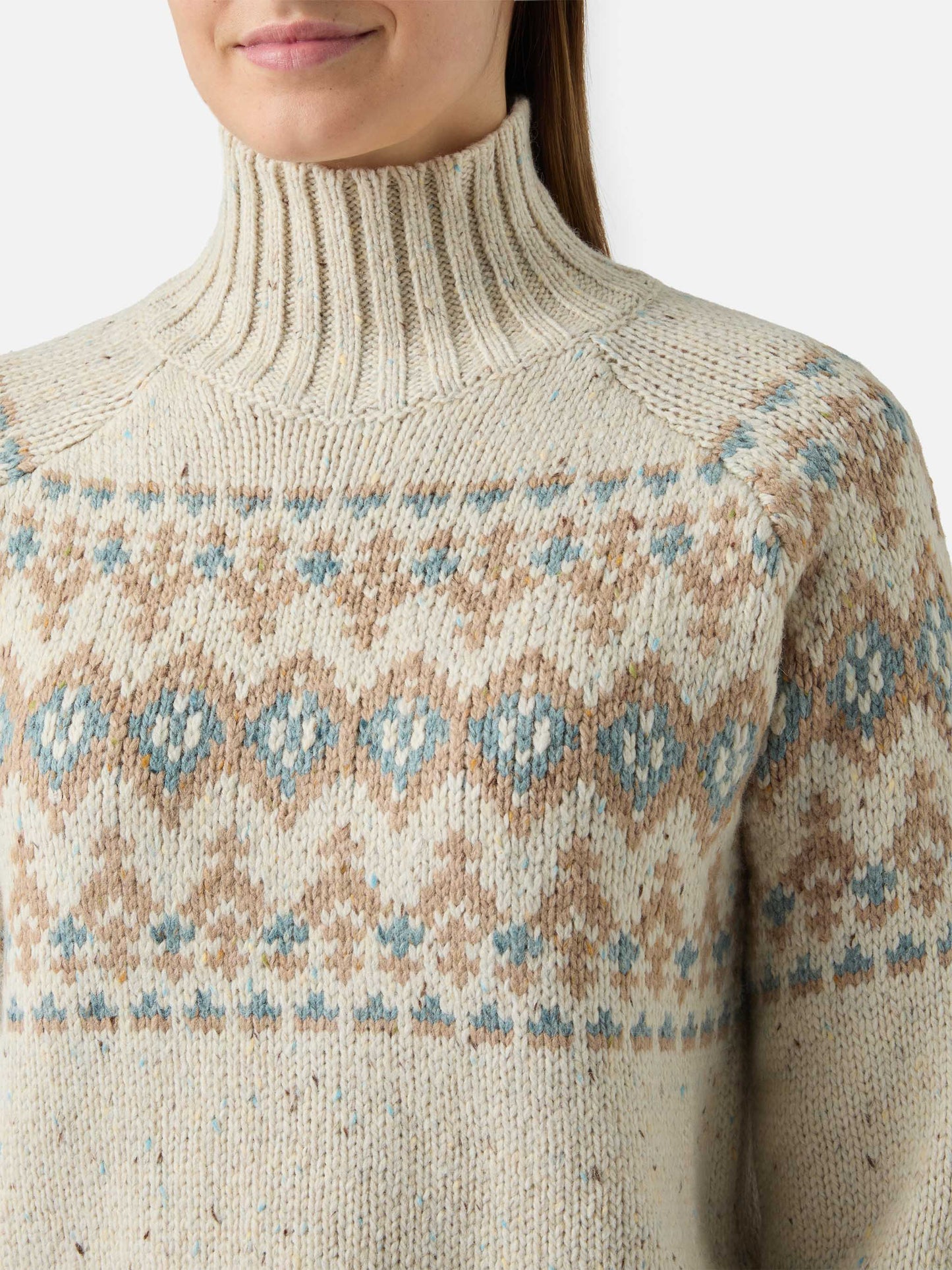 Myra donegal Fair Isle turtleneck