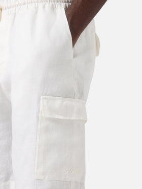 White linen bermuda Marseille